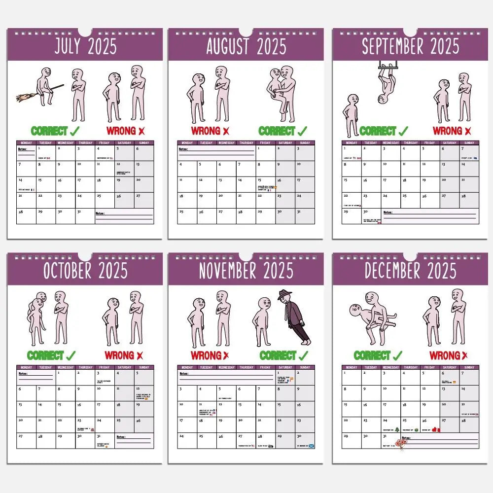 2025 Daily Weekly Monthly Wall & Desktop Calendar – 12 Month Wall Desktop Calendar HIP