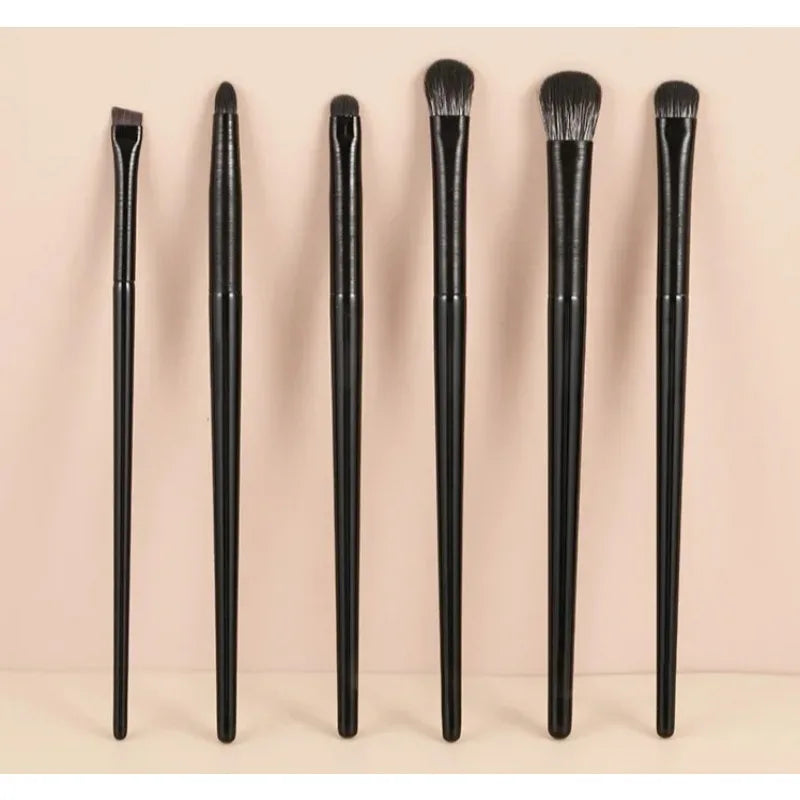 6-Piece Eye Makeup Brush Set – Eyeshadow, Liner & Brow Eye Makeup Brush Set HIP