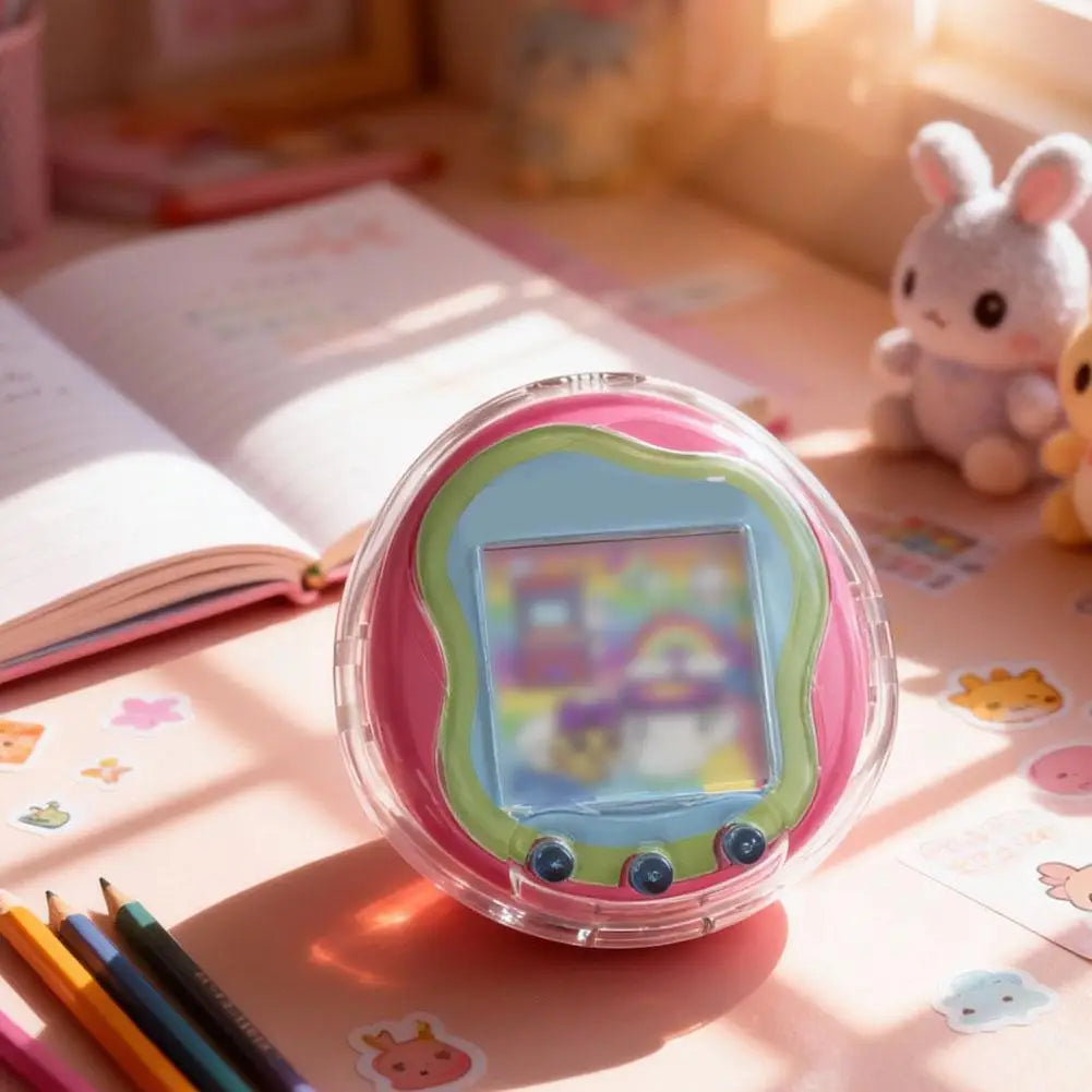 Shockproof Shell For Tamagotchi Uni Crystal Clear Protective Case Skin Accessory Set Includes Hanging Ring And Portable Lanyard HIP