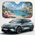 Coastal Town Car Sun Visor Sunshield – Magnetic & Waterproof Car Sun Visor HIP 1-M