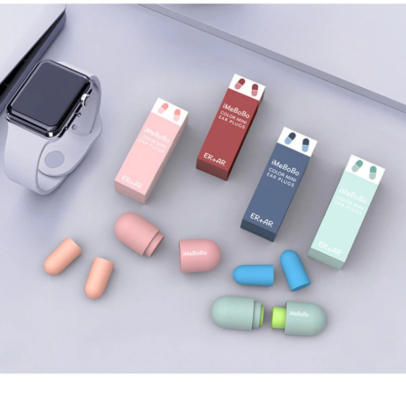Soundproof Sleeping Ear Plugs Earplugs For Sleep Special Mute Soft Slow Rebound Student Anti-Noise Protection Anti Ronco Earplug HIP