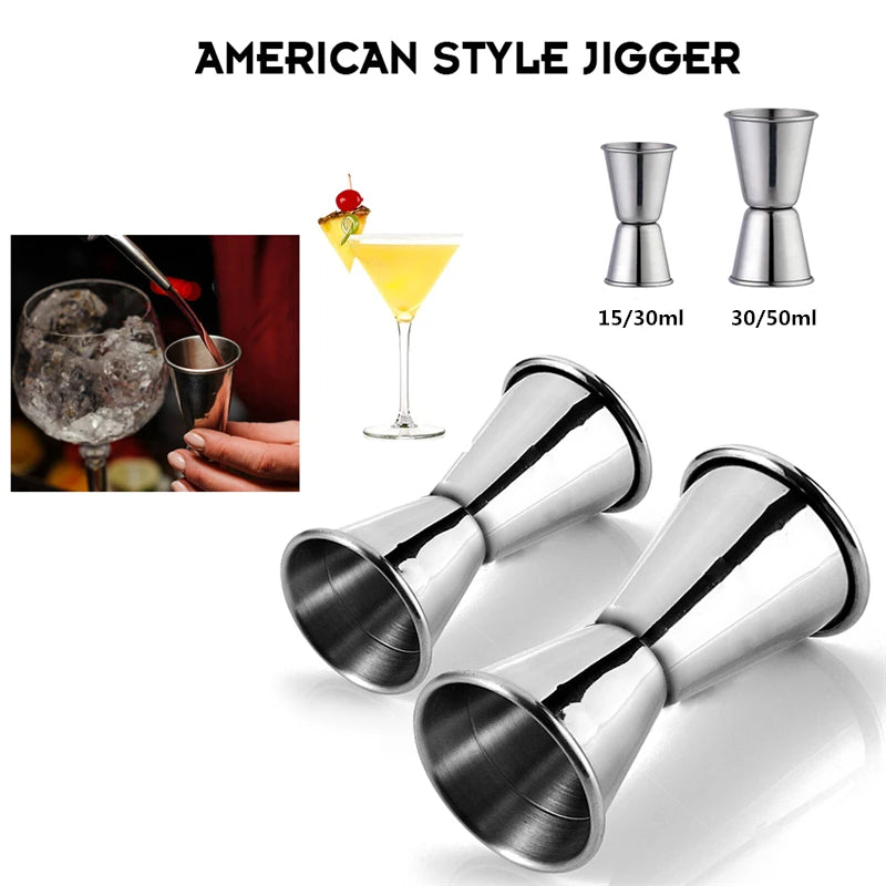 13-Piece Stainless Steel Cocktail Shaker & Bar Tool Set Cocktail Bar Tool Set HIP