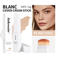 Foundation Stick Color Changing Foundation with Detachable Brush Blanc Cover Cream Stick Changing Hight Coverage Base Makeup HIP 3natural
