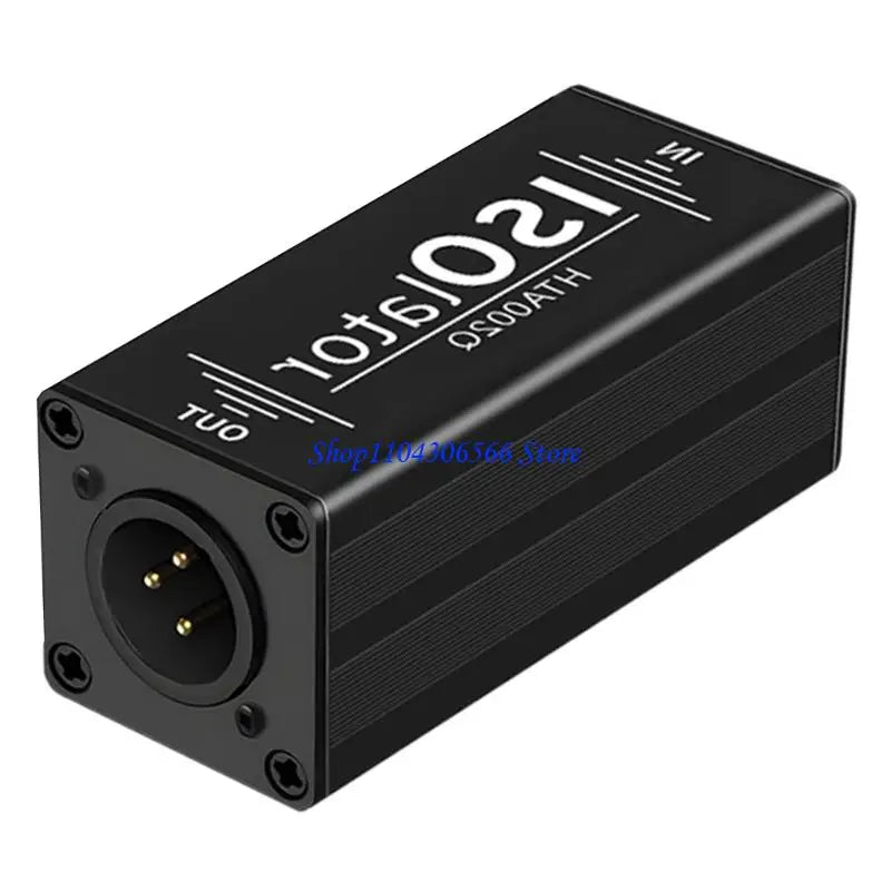 XLR & 6.35mm Ground Loop Isolator – Studio Noise Filter Audio Ground Isolator HIP