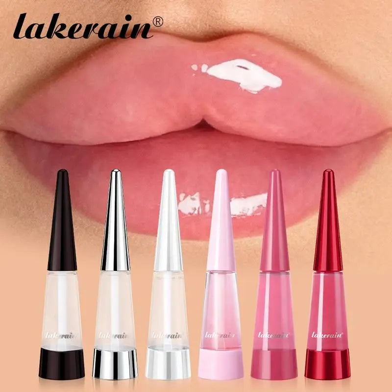 Lakerain Instant Lip Plumper Gloss Oil Lip Long-Lasting Moisturizer Volume Boosting Lip Oil Volumizing & Hydrating Non-Dry Plump HIP