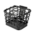 Detachable Bike Front Basket with Lid – Black Plastic Bike Front Basket HIP Black