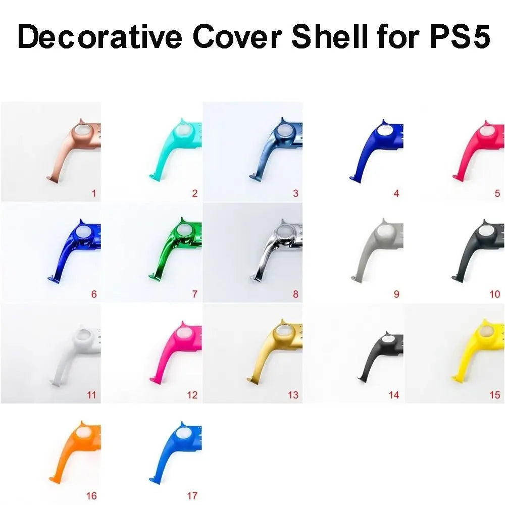PS5 Controller Replacement Decorative Shell – Matte & Glossy DIY Controller Shell Cover HIP