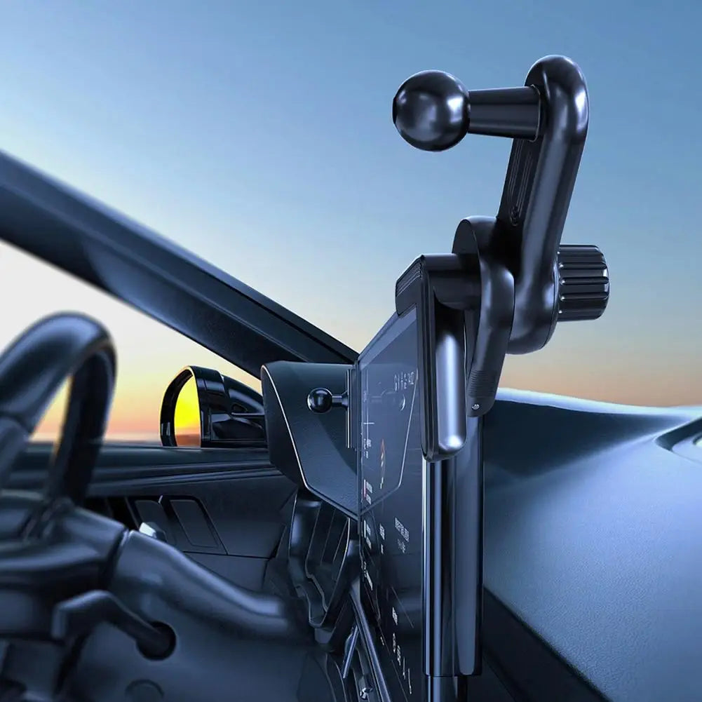 17mm Universal Standard Ball Head Car Display Extension Rod Phone Stand Base Adjustable 360 Degrees Mount For Tesla Accessories HIP