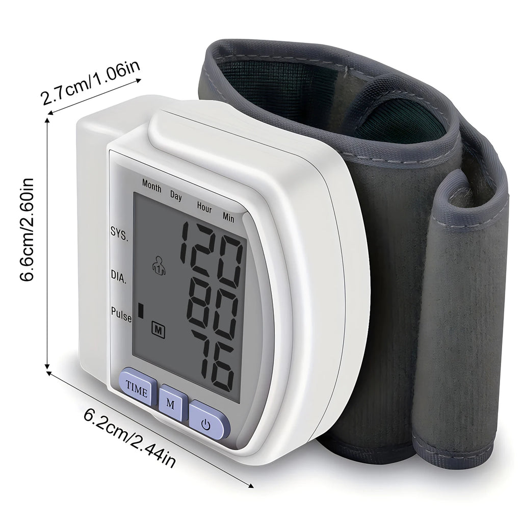 Fireurus LED Wrist Blood Pressure & Heart Rate Monitor Wrist BP Monitor HIP