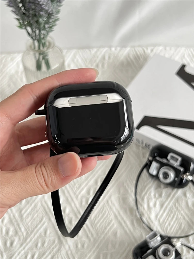 Vintage Camera AirPods Pro Case Glowing Cover & Lanyard AirPods Case Cover HIP