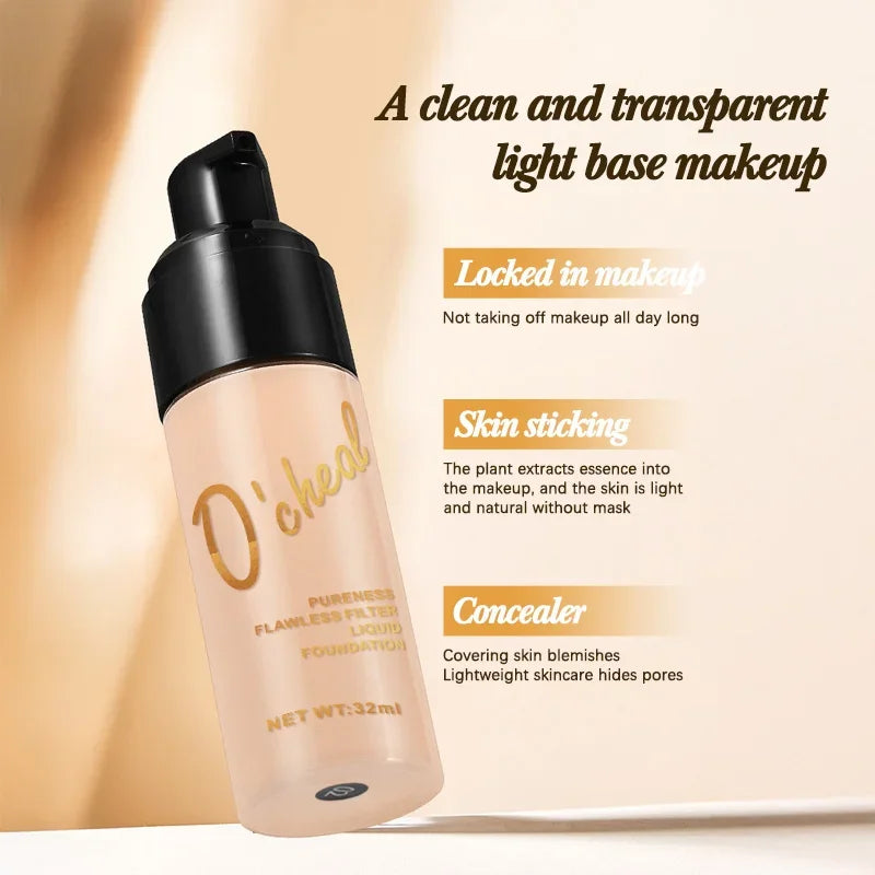 OCHEAL Full Coverage Liquid Foundation & Concealer BB Cream Liquid Foundation BB Cream HIP