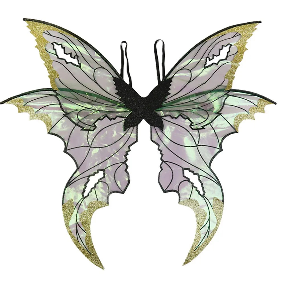 Sparkling Fairy Butterfly Costume Wings – Women & Girls Costume Fairy Wings HIP Gold