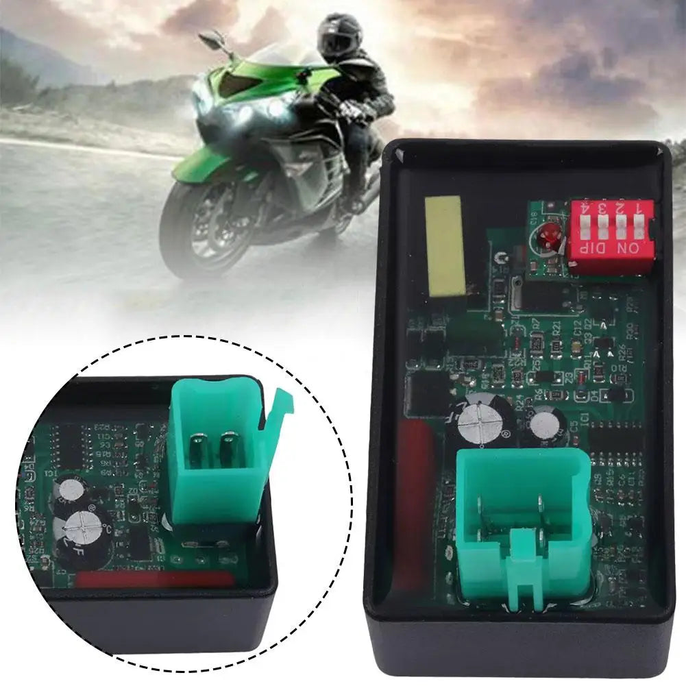 Programmable CDI For Motorcycle Lgnition 4/6 Pin DC CDI Racing Box DIP Switch For ACTIVE WAVE 110 TC100 ATV 150 Dirt Bike HIP
