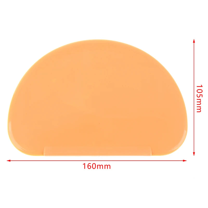 Flexible Plastic Dough Scraper & Cake Spatula | Baking Tool Dough Scraper Spatula HIP B