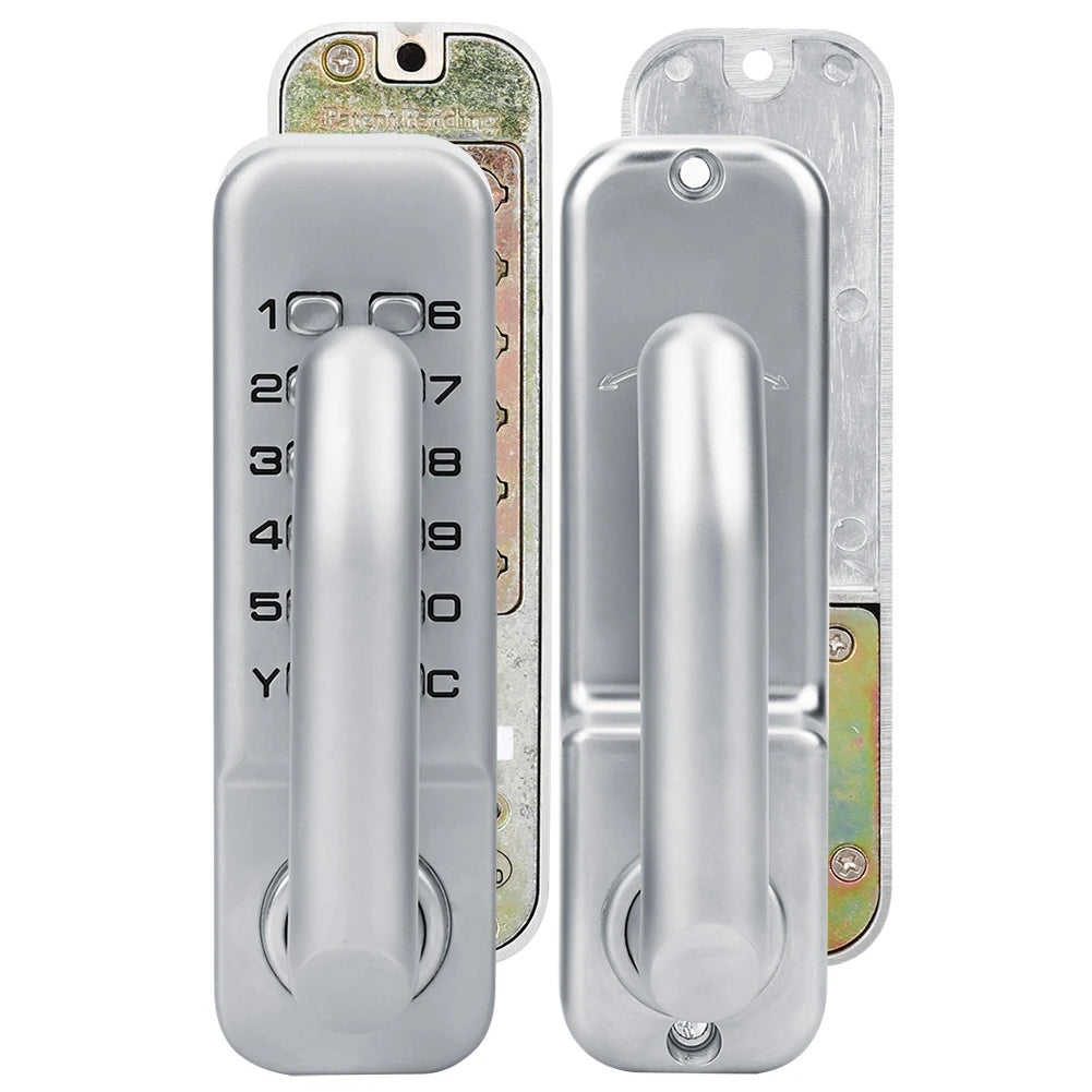 Coded Lock Door Lock Mechanical Door Lock Waterproof Mechanical Combination Lock Door Password Coded Locks Gate Security HIP