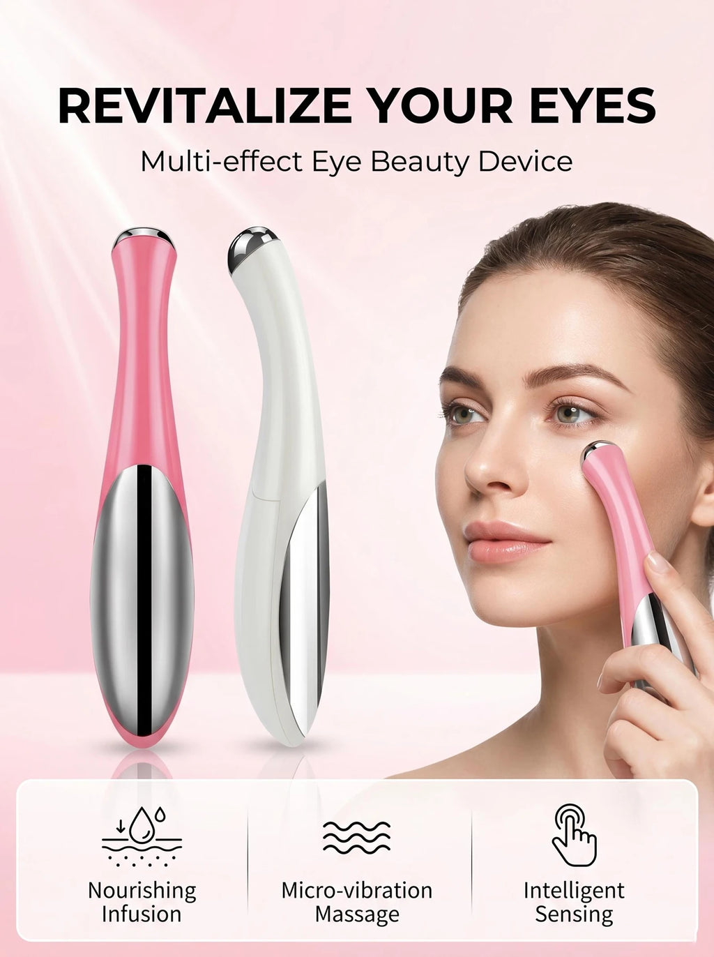 Electric Vibration Eye Massager Pen – Anti-Aging Eye Care Eye Massager Pen HIP