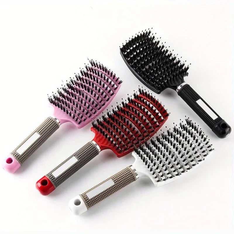 Nylon Bristle Detangling Hair Brush & Scalp Massage Comb Detangling Hair Brush HIP