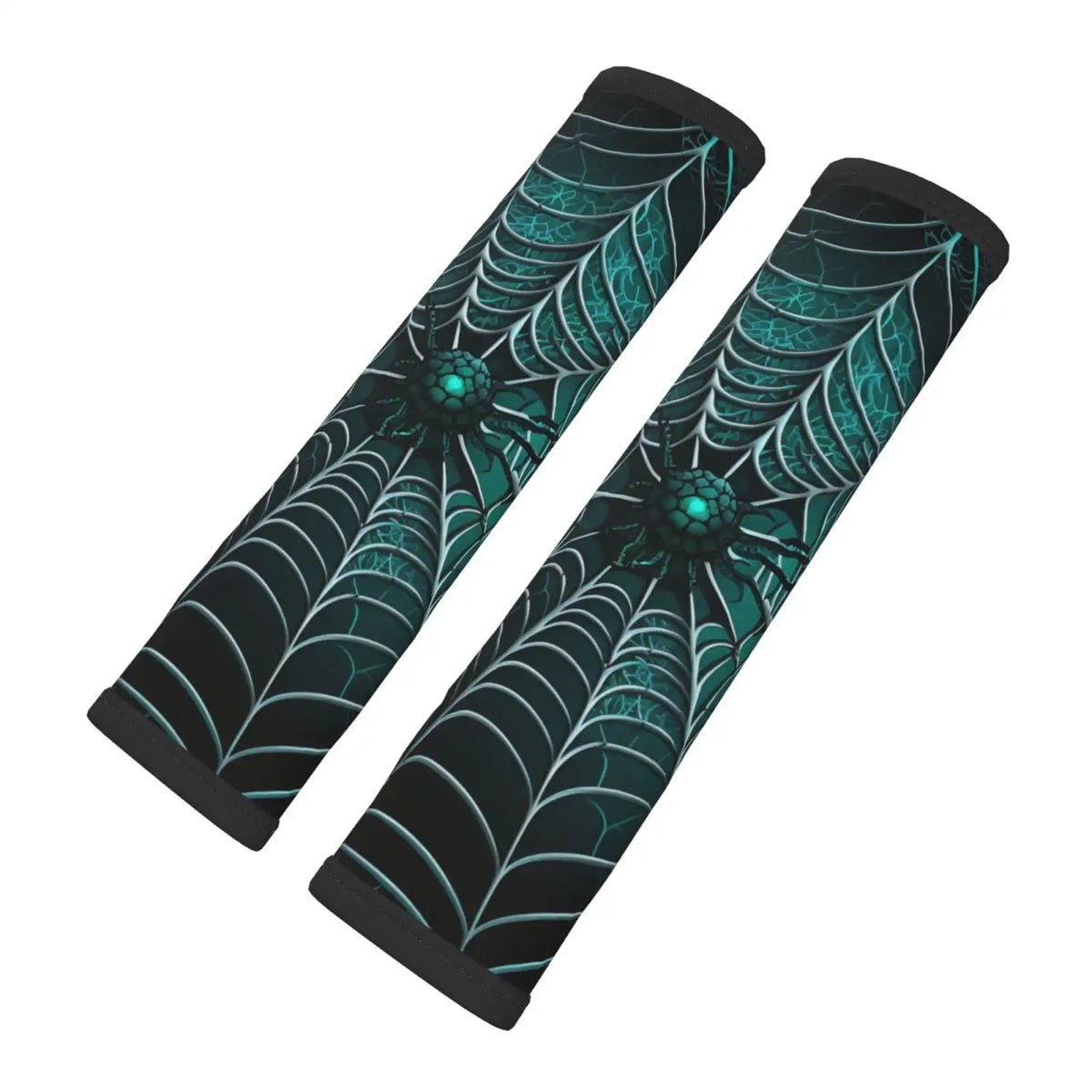 Spider Web Gothic Seat Belt Shoulder Pads 2-Pack – Black Seat Belt Cover HIP