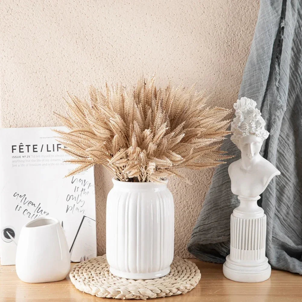 Natural Dried Pampa Grass Bouquet Rabbit Tail Grass Home Decor Bouquet Phragmites Flowers Bouquet Wedding Ramadan Decoration HIP