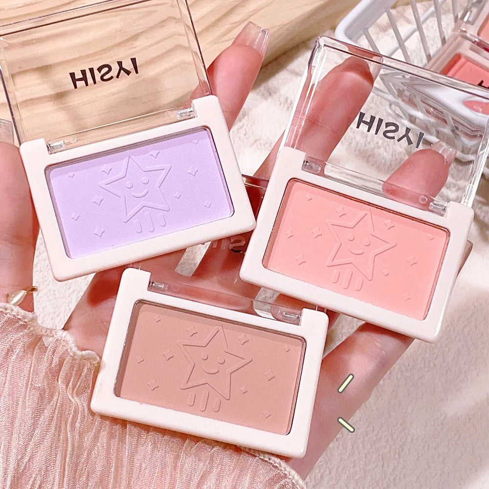 HISYI Matte Blush Powder – Natural Brightening Rouge 2.5g Powder Blush HIP