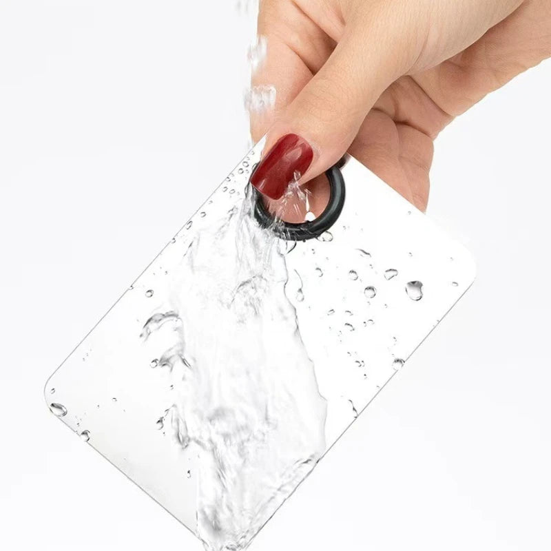 Makeup Mixing Palette Upgrad Stainless Steel Metal Mixing Tray with Spatula Artist Tool for Mixing Foundation Nail-Art HIP