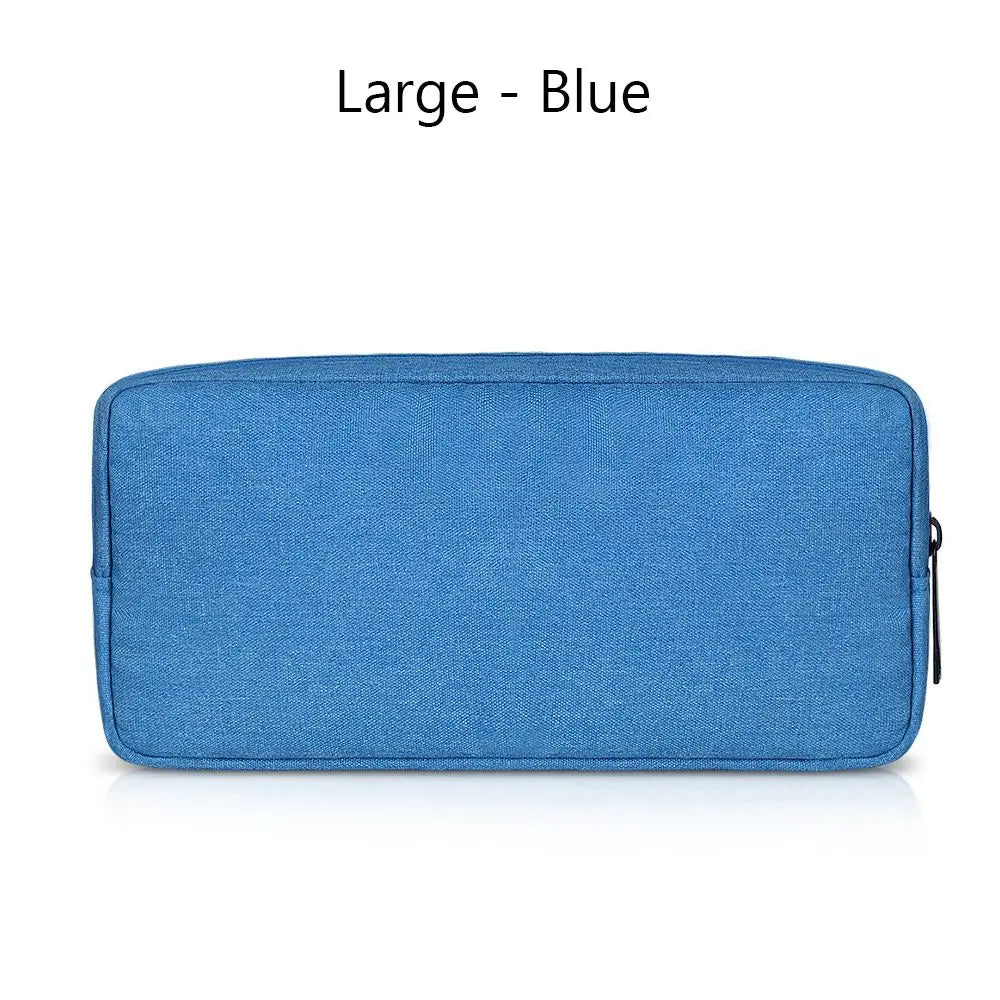 Waterproof Digital Accessories Storage Bag – Travel Organizer Travel Organizer Bag HIP Blue 23 X 11cm