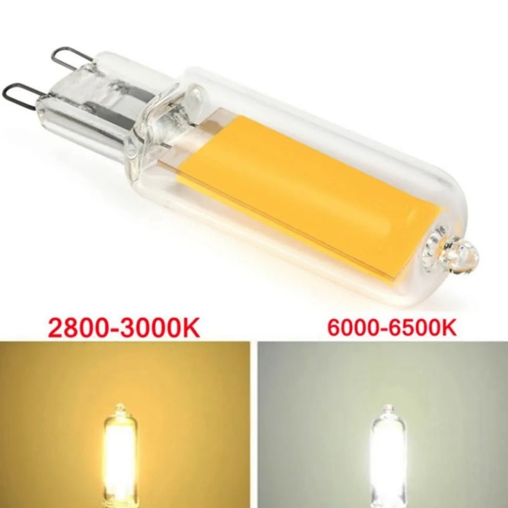 10-Pack G9 LED COB Bulbs 7W–15W 220V Super Bright Glass Lamp LED Light Bulbs HIP