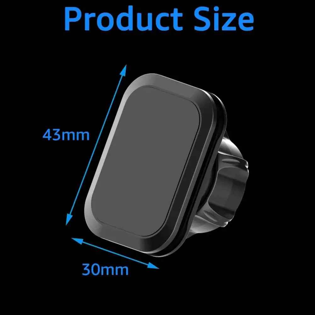 17mm Ball Head Magnetic Car Phone Holder Magnet Mount Mobile Cellphone Stand GPS Support Smart Phone Bracket Accessories HIP