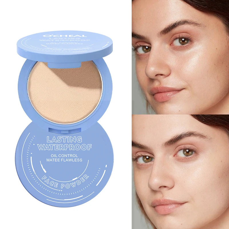 OCHEAL Silk Mist Pressed Powder – Oil Control & Setting Setting Face Powder HIP