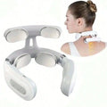 Portable Electric Neck & Shoulder Massager – Rechargeable Electric Neck Massager HIP WHITE