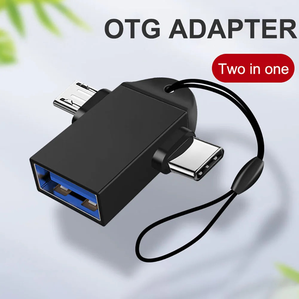 2-in-1 USB-C & Micro USB OTG Adapter – Android & Tablet USB OTG Adapter HIP