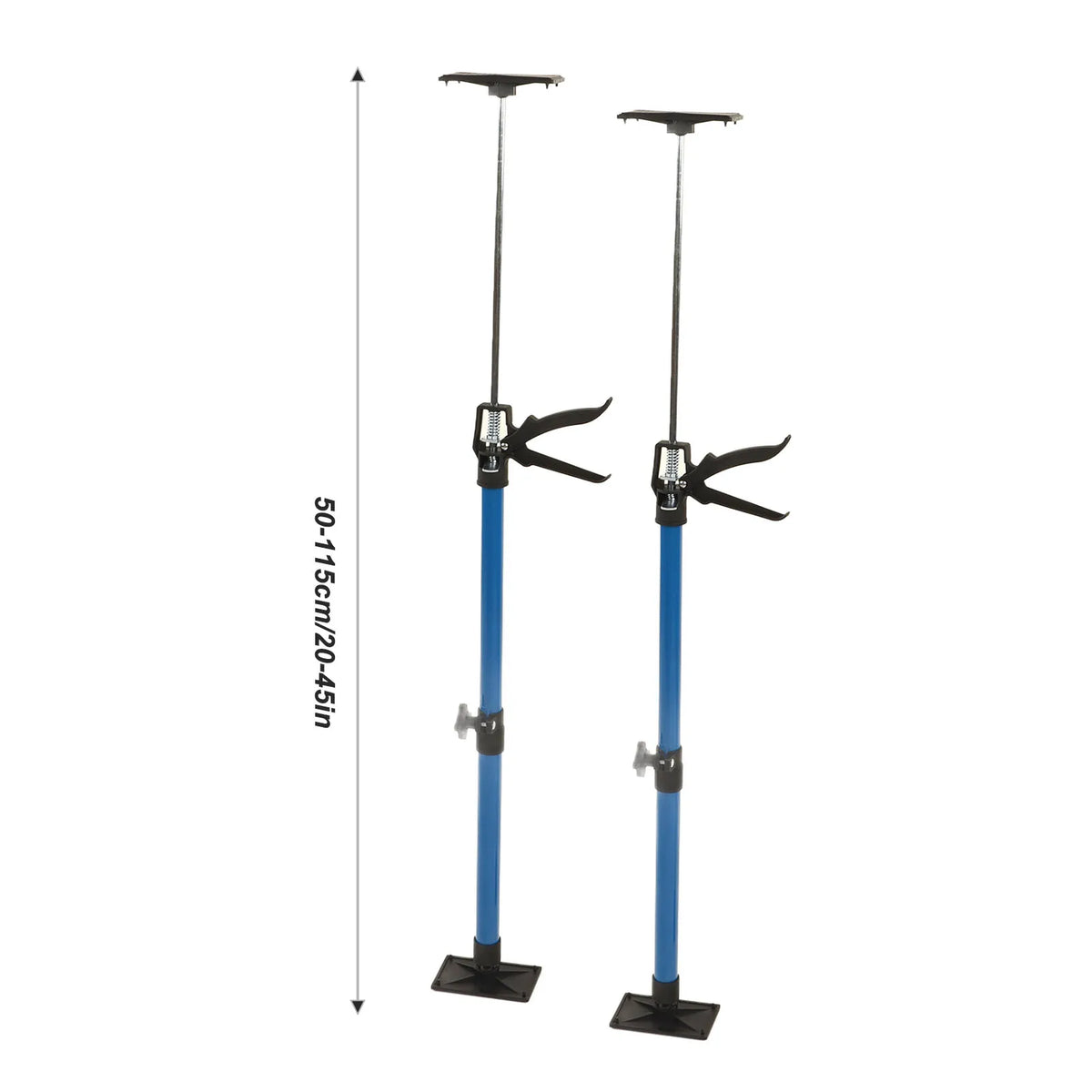 2pcs Cabinet Telescopic Support Rod Robust Non Slip Hanging Cabinet Support Pole Extendable Easily Adjusting for Door Frame HIP