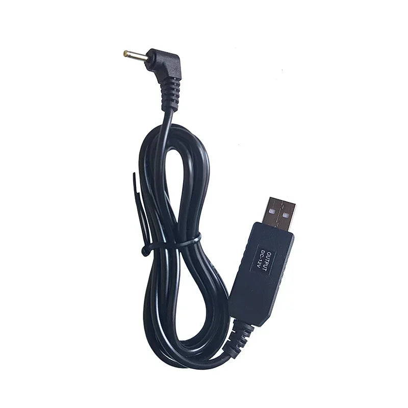 USB 5V to 12V Step-Up Boost Cable – DC 2.5×0.7mm, 1.5M USB Voltage Boost Cable HIP