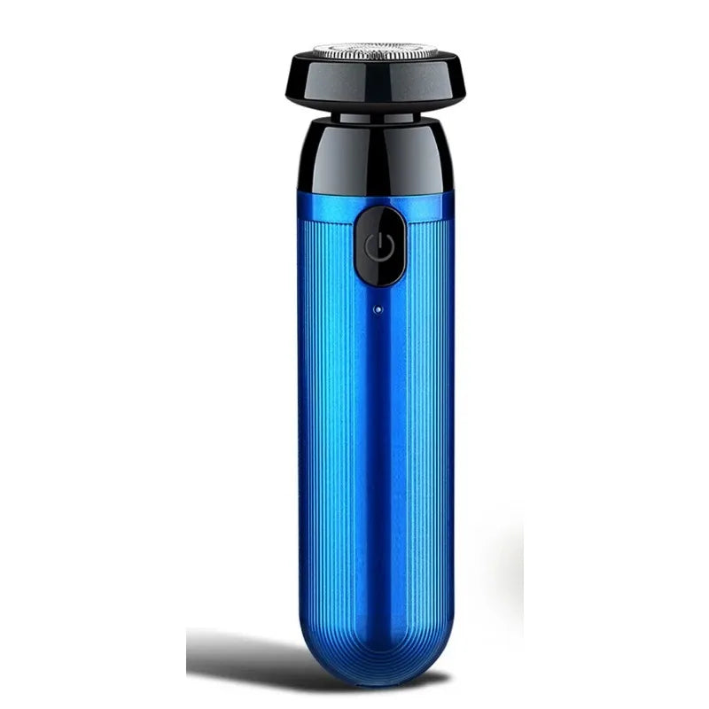 Portable Mini Rechargeable Electric Shaver – Fast Charging Electric Shaver HIP C587-Blue