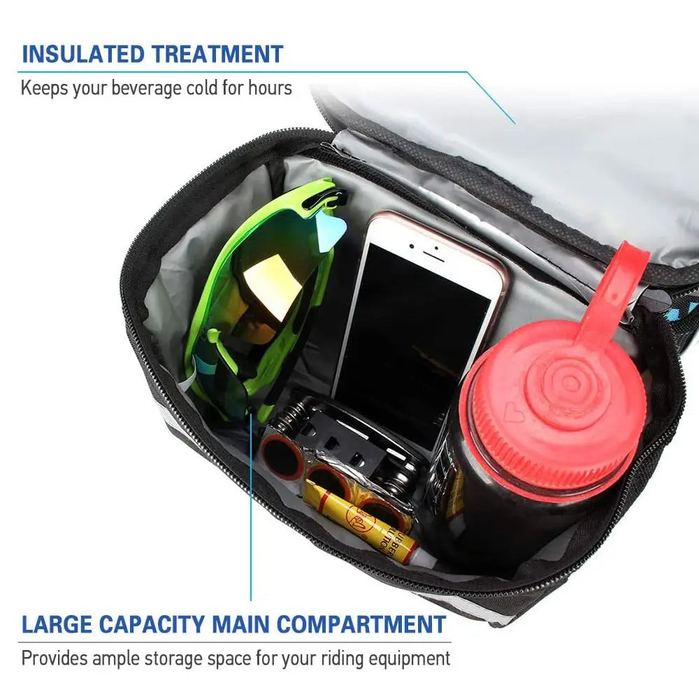 Reflective Bicycle Handlebar Bag – Waterproof Front Pannier Bicycle Handlebar Bag HIP