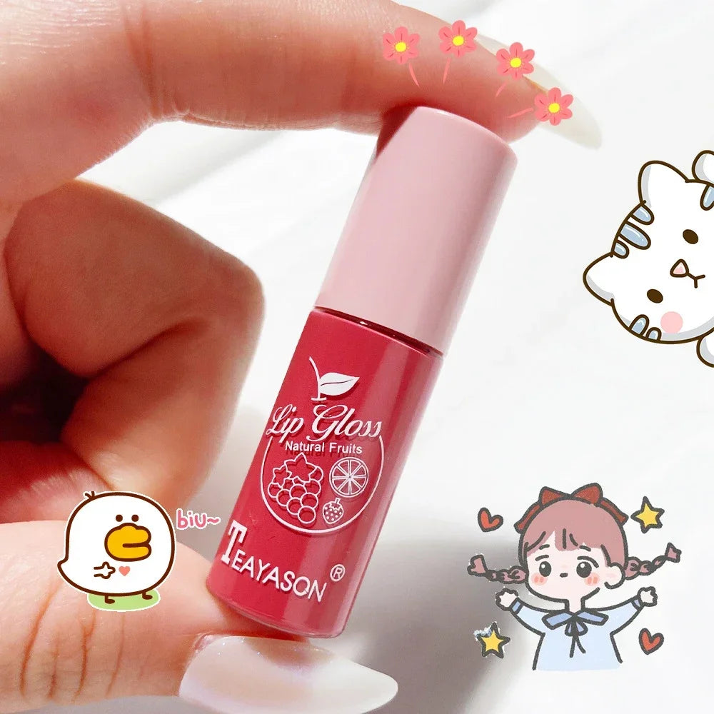 Mini 10 Colors Liquid Lip Gloss Waterproof Non-stick 24 Hours Long Lasting Velvet Matte Lipstick Lip Gloss Cosmetic Makeup Care HIP