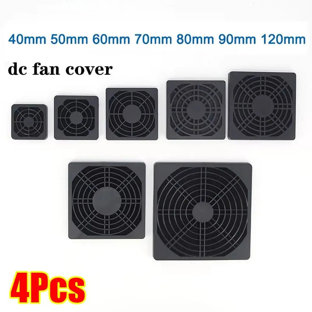 4-Pack PC Fan Dust Filter Guard Grill – 40mm to 120mm PC Fan Dust Filter HIP
