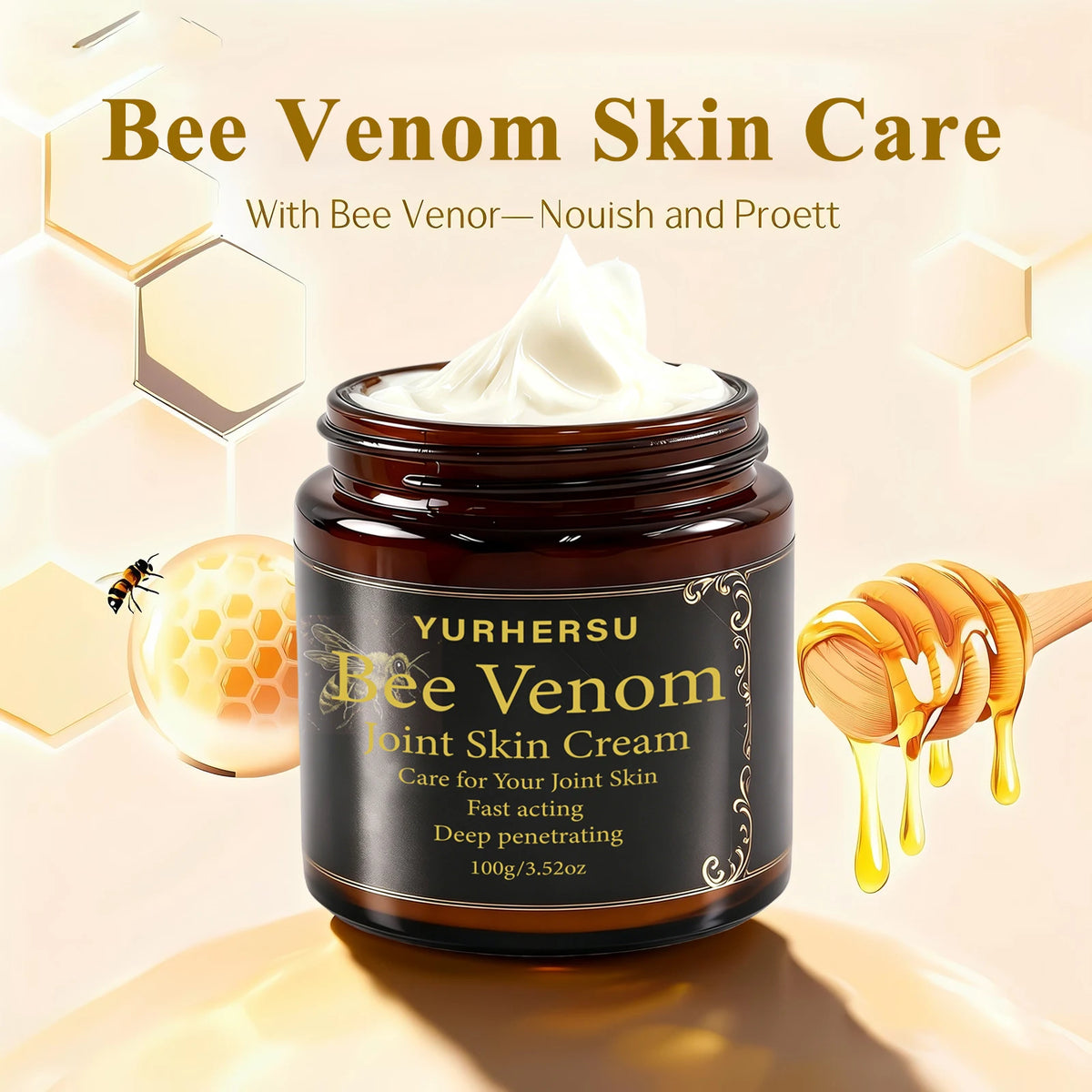 Honeybee Venom Foot & Joint Care Cream 100g | YURHERSU Foot Care Cream HIP