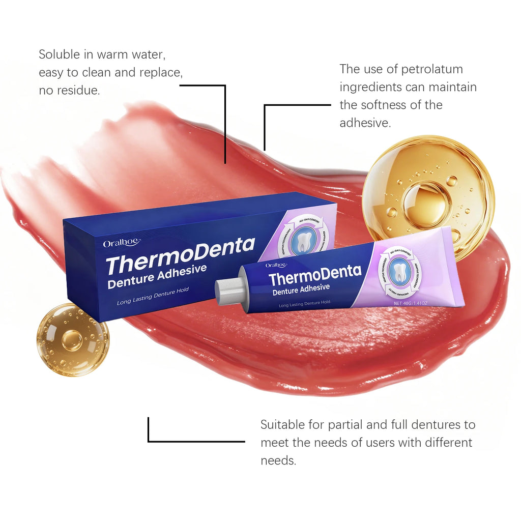 Denture Adhesive Cream – Strong Hold for False Teeth | HIP Denture Adhesive Cream HIP