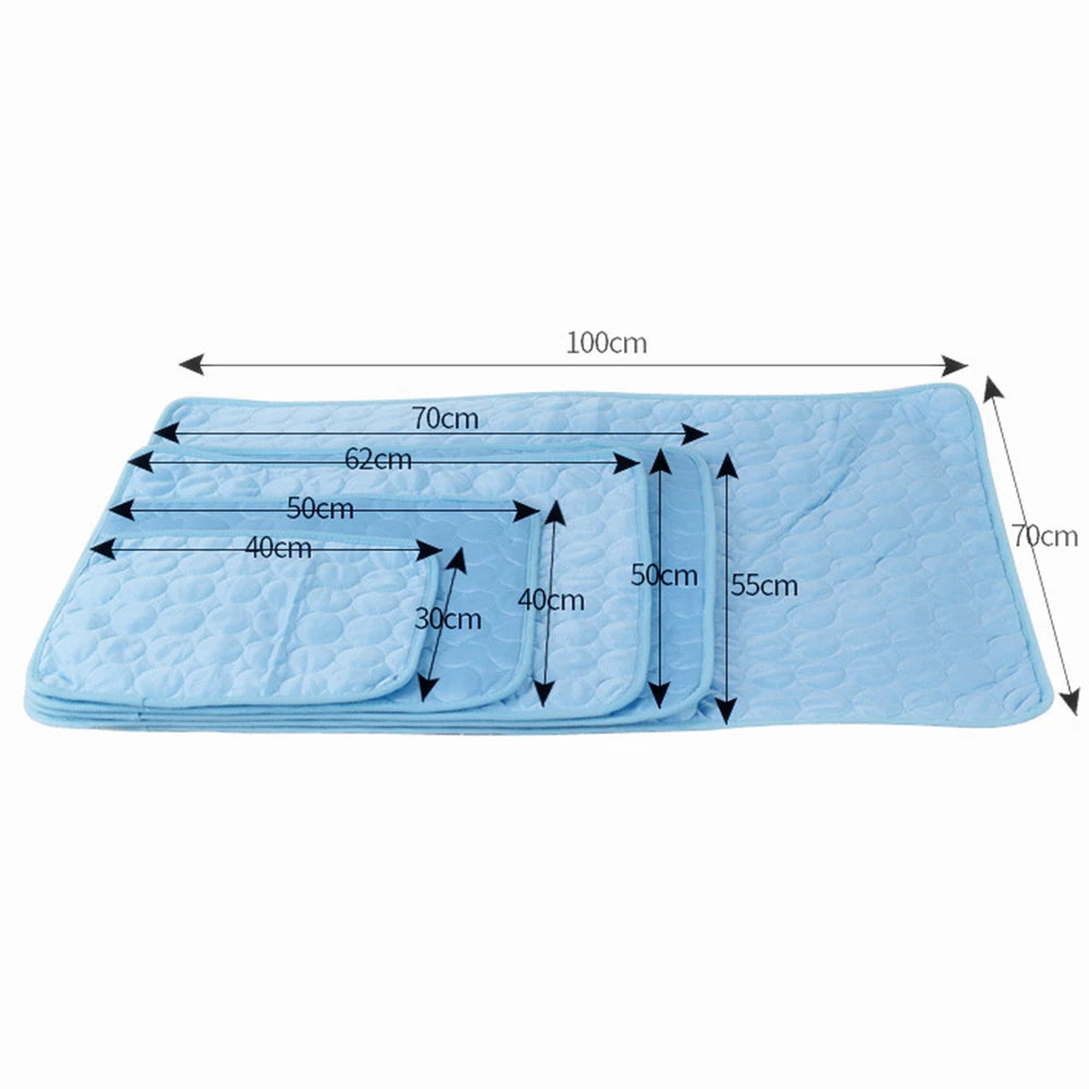 Pet Cooling Mat for Dogs & Cats – Ice Gel Pad, 5 Sizes Pet Cooling Mat HIP
