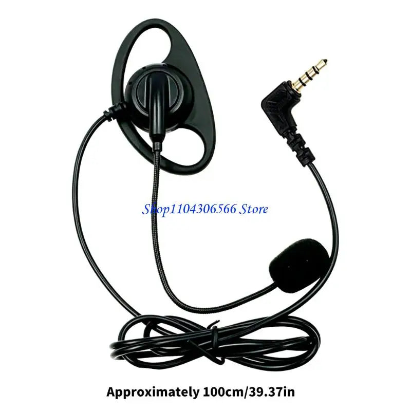 Mono Earphone with Mic – 20Hz-20kHz, 3.5mm & USB-C | HIP Wired Mono Headset HIP