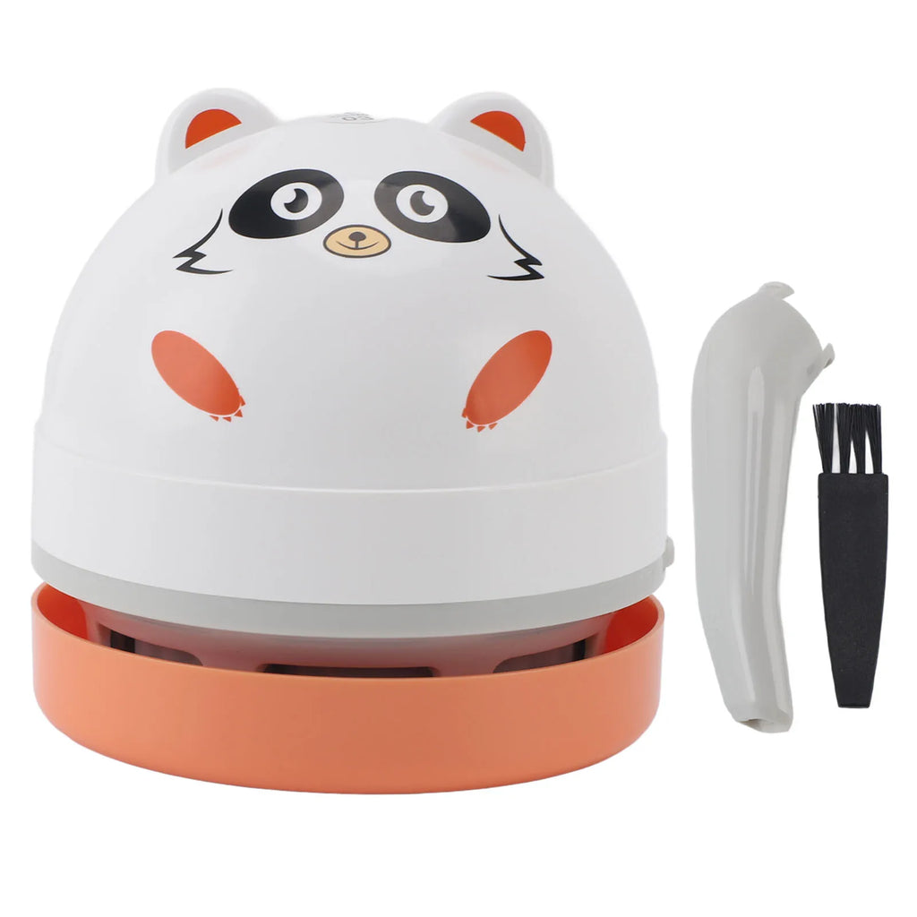 Desktop Vacuum Cleaner High Suction Portable Desk Mini Vacuum Battery Powered Compact with Cleaning Brush for Computer Keyboard HIP Type 5 No plug
