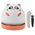 Desktop Vacuum Cleaner High Suction Portable Desk Mini Vacuum Battery Powered Compact with Cleaning Brush for Computer Keyboard HIP Type 5 No plug