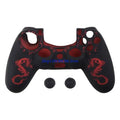 Silicone Controller Skin Cover & Anti-Slip Thumb Grip Caps Controller Silicone Skin HIP Red CN