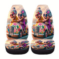 Funny Grandma Flower Car Seat Covers – Universal Front Protectors Car Seat Covers HIP 1
