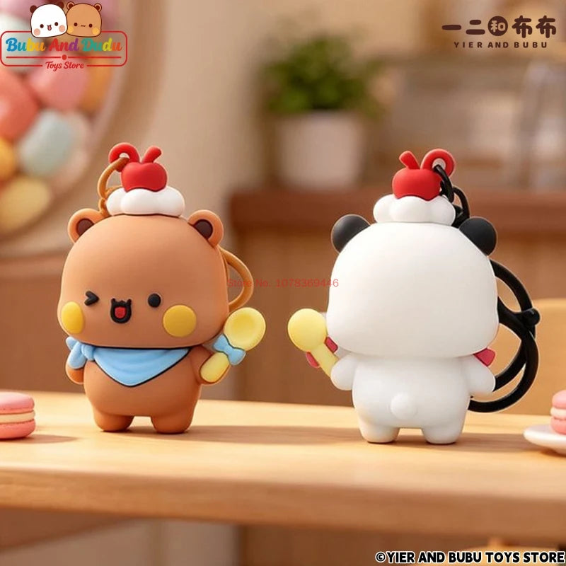 Bubu & Dudu Panda Cartoon Keychain – Couple Gift Pendant Anime Keychain Pendant HIP