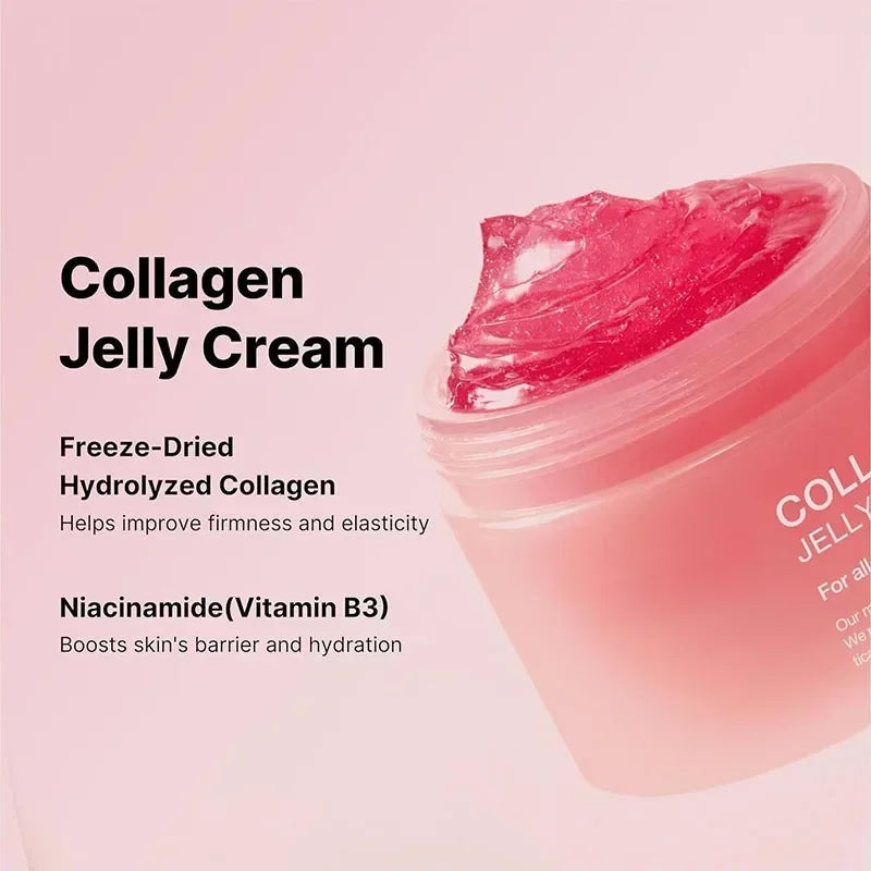 Sakura Collagen Jelly Cream – Niacinamide & Hydrolyzed Collagen Collagen Face Cream HIP