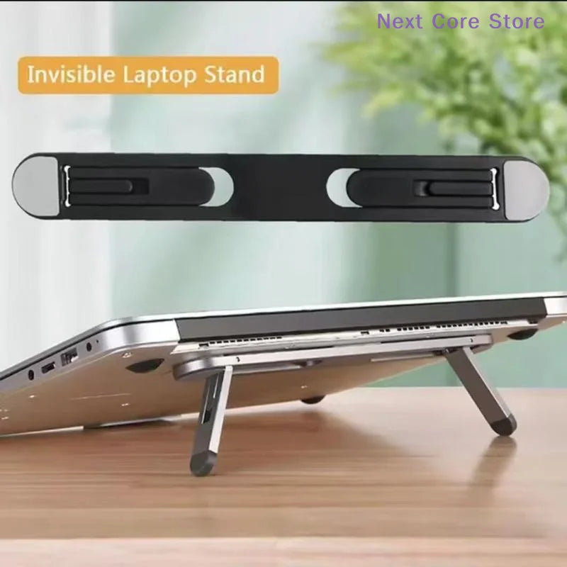 Adjustable Ergonomic Laptop Riser Stand – Portable Notebook Cooler Laptop Riser Stand HIP
