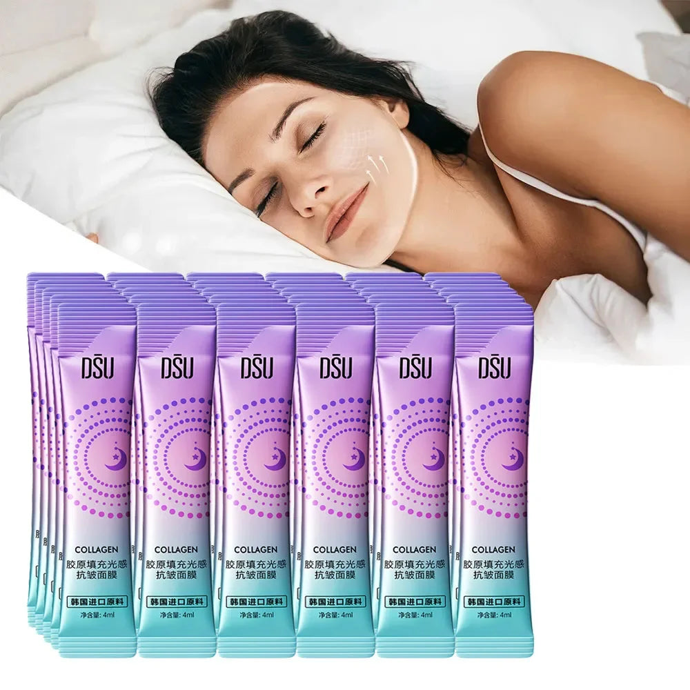 30-Piece Korean Collagen Sleeping Face Masks – Moisturizing Sleeping Face Mask HIP