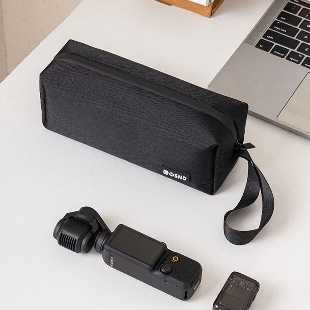 Action Camera Bag for DJI Pocket 3/4 – 600D Oxford Fabric Camera Carrying Case HIP